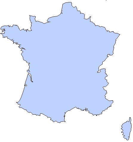 carte de France par département